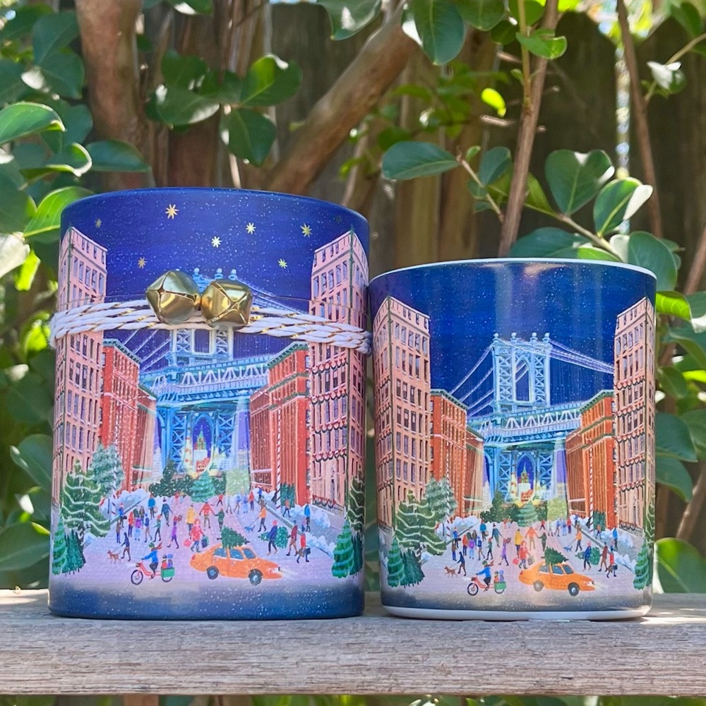 Anthropologie New York City Gourmand Cashmere & Coconut City Boxed Candle